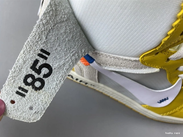 Rep Husky Air White Yellow-Cone Powder Off-White 1 Jordan NRG x Dark AQ0818-149 0729